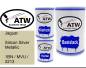 Preview: Jaguar, Silicon Silver Metallic, 1BN / MVU / 2213: 500ml Lackdose + 500ml Klarlack + 250ml Härter - Set, von ATW Autoteile West.